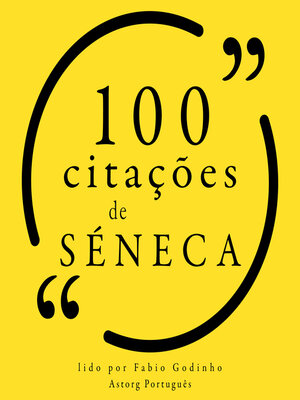 cover image of 100 citações de Sêneca
